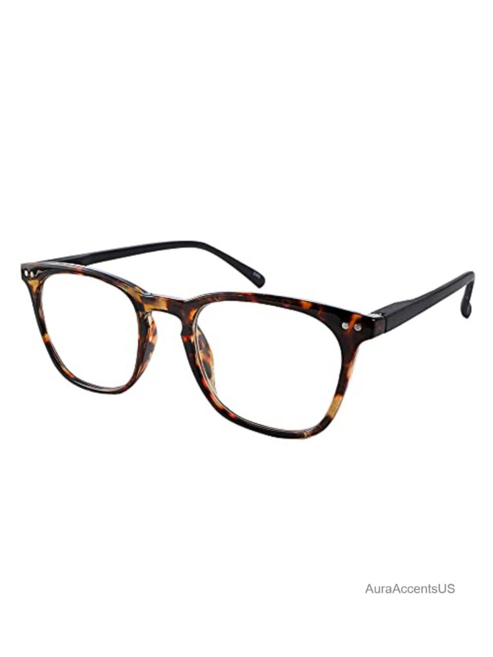 Reading Glasses 1.25 Designer Readers with Spring Hinge Lightweight Frame